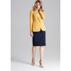 Hořčicové dámské sako
