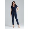 Tmavě modrý dámský overal