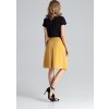 Hořčicová dámská sukně M667 Mustard