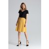 Hořčicová dámská sukně M667 Mustard