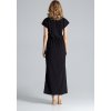 Černé dlouhé šaty M668 Black