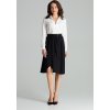Sukně s elegantní sponou L060 Black