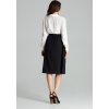 Sukně s elegantní sponou L060 Black