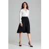 Sukně s elegantní sponou L060 Black