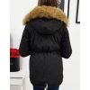 Černá parka s odnímatelnou podšívkou ERICA