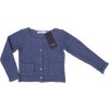Dívčí modrý svetr s kapsami
