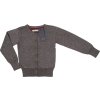 Emoi dívčí tmavě hnědý svetr s knoflíky