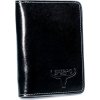 Buffalo Wild® Černé kožené pouzdro na doklady