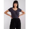 Dámské tmavě šedé tričko
