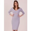 Dámské šedé šaty