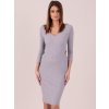 Dámské šedé šaty