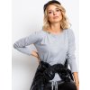 Dámské šedé tričko na zavázání v pase