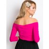 Dámské fuchsiové tričko s odhalenými rameny