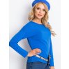 Dámské modré tričko s dlouhým rukávem