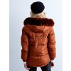 Dámská hnědá zimní bunda
