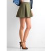 Khaki dámská sukně (Velikost L)