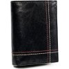 Always Wild černá pánská kožená peněženka A041