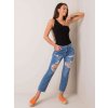Dámské džíny s velkými prostřihy