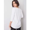 Dámské bílé tričko s prodlouženými zády
