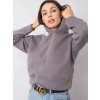 Dámská šedá mikina do pasu