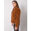 Hnědá dámská teddy bunda