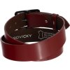 ROVICKY Červený hladký dámský široký opasek