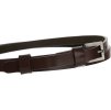 ROVICKY Tmavě hnědý úzký dámský opasek