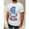 Bílé pánské tričko s potiskem