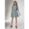 Mátově zelené dámské šaty