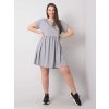 Šedé dámské basic šaty