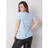 Světle modré dámské tričko s krátkým rukávem
