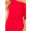 Červené šaty s páskem ANGELINA