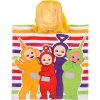 Barevné plážové pončo s kapucí Teletubbies