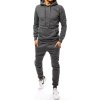 Antracitová pánská tepláková souprava