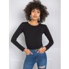 Dámské černé tričko s dlouhým rukávem