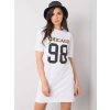 Bílá dámská tunika s potiskem 98