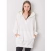 Bílá dámská delší mikina