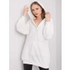 Bílá dámská delší mikina