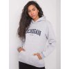 Světle šedá dámská mikina MICHIGAN