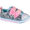 Vzorované dívčí tenisky Skechers Sparkle Lite-Lil Heartsland
