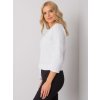Dámské bílé tričko na utažení v pase