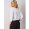 Dámské bílé tričko na utažení v pase