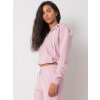 Růžová dámská mikina s kapucí