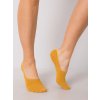 Žluté dámské nízké ponožky (Velikost 36/40)