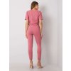 Růžová dámská tepláková souprava topu a tepláků