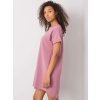 Růžové dámské basic šaty