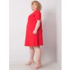 Červené šaty s kapsami Bellamy