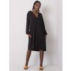 Černé volné šaty Yetta
