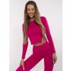 Fuchsiová dámská souprava trička a legín