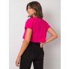Fuchsiový dámský crop top